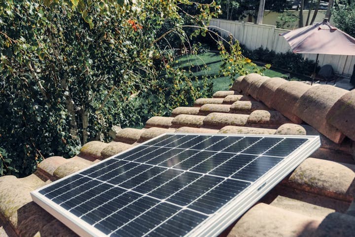 panneau solaore sur toiture