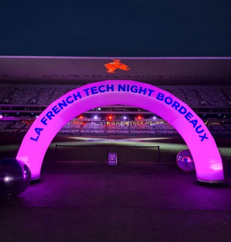 photo de l'entrée de la French Tech Night à Bordeaux du 25 juin 2026