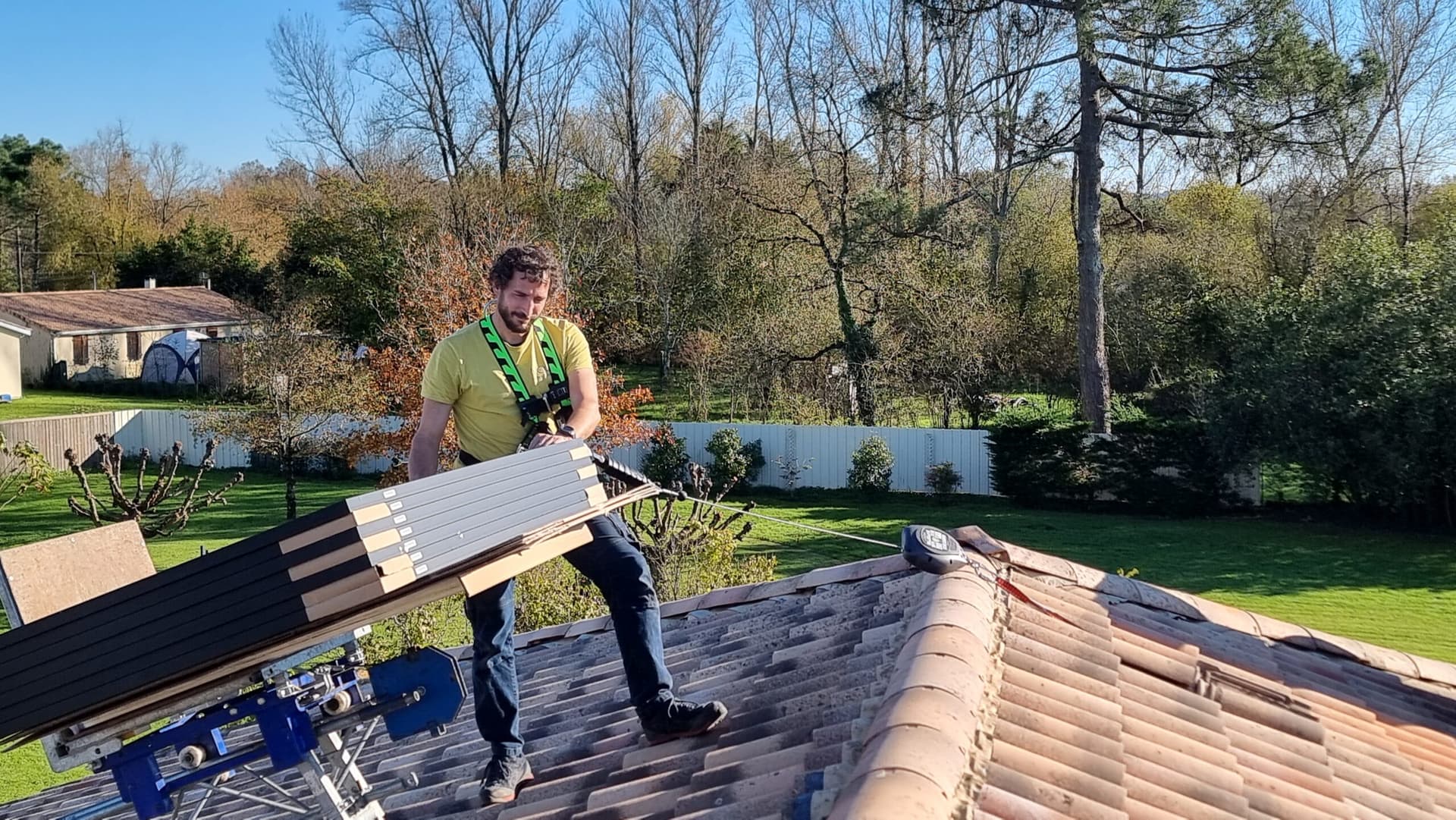 Installation photovoltaïque à Camps-sur-l'Isle